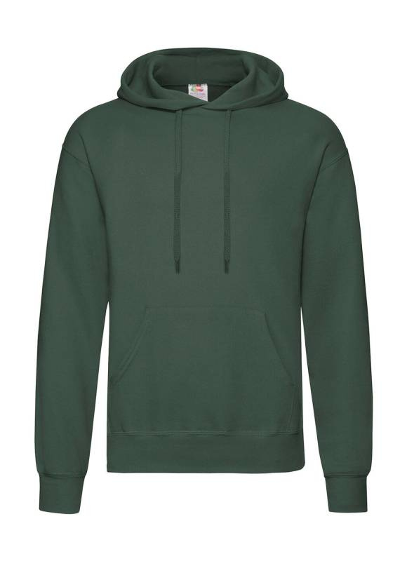 Classic Hooded Sweat, bottle green – Fruit of the Loom (1)