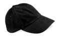Low Profile Heavy Brushed Cotton Cap, black