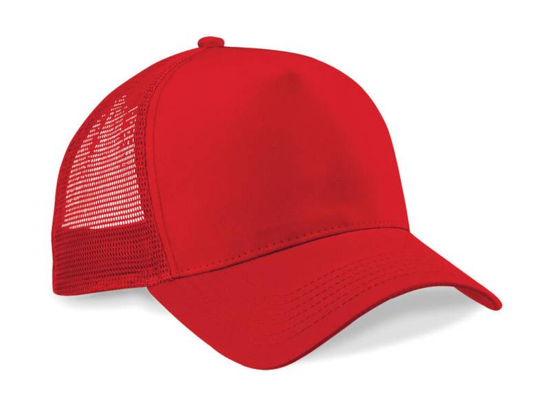 Snapback Trucker, Classic Red/Classic Red – Beechfield (1)