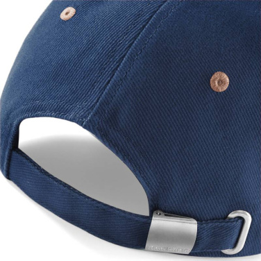 Low Profile Heavy Brushed Cotton Cap, French Navy/Taupe – Beechfield (4)