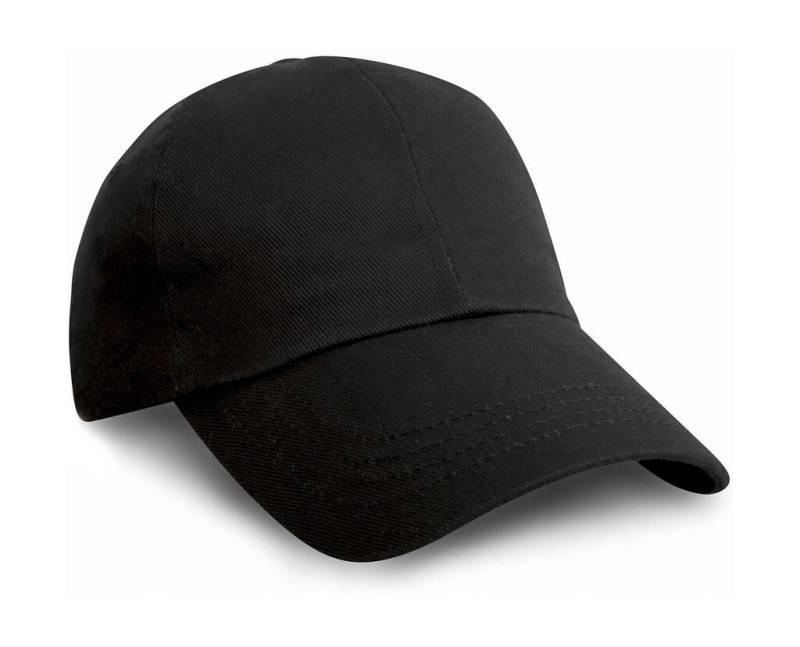 Heavy Cotton Drill Cap, black – Result Headwear (1)