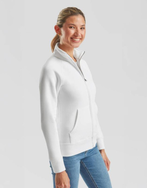 Ladies Premium Sweat Jacket, heather grey – Fruit of the Loom (3)
