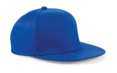 5 Panel Snapback Rapper Cap, bright royal blue