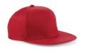 5 Panel Snapback Rapper Cap, Classic Red