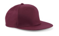 5 Panel Snapback Rapper Cap, burgundy