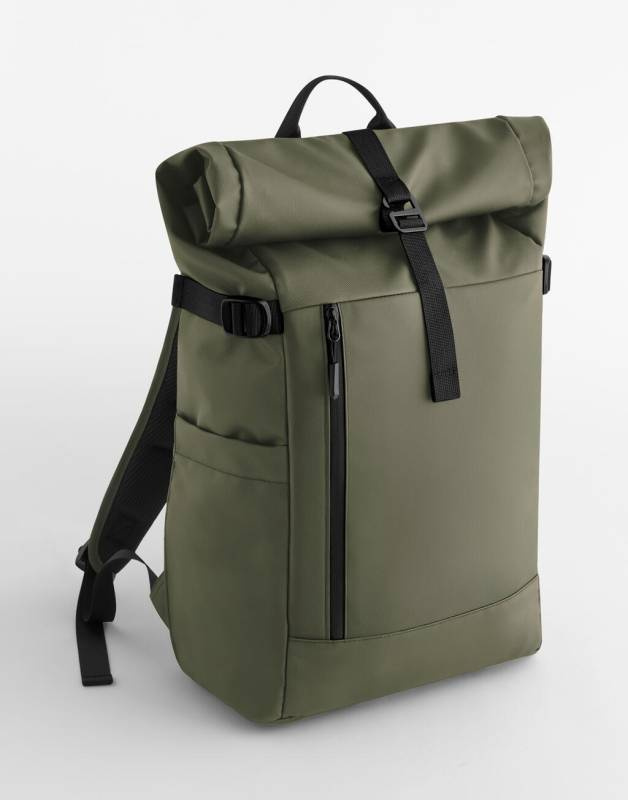Everyday Carry 25 Litre Roll-Top Backpack, black – Bagbase (1)