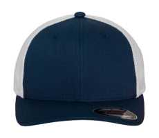 Mesh Trucker 2-Tone Cap, navy/white