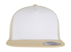Classic Trucker Cap, Gold/White/Beige