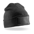 Double Knit Printers Beanie, black
