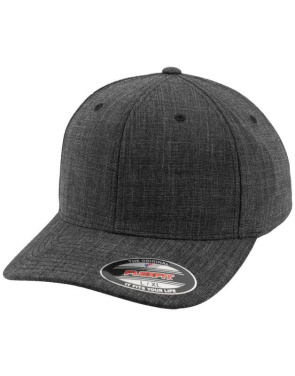 Fine Melange Cap, charcoal – Flexfit (4)