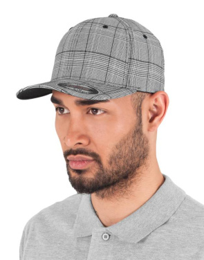 Glen Check Cap, black/white – Flexfit (3)
