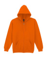Heavy Blend Adult Full Zip Hooded Sweat, S Orange