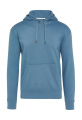 Signature Tagless Hooded Sweatshirt Unisex, Steel Blue