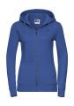 Ladies' Authentic Zipped Hood, bright royal blue, Bright Royal