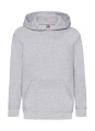 Kids Classic Hooded Sweat, heather grey