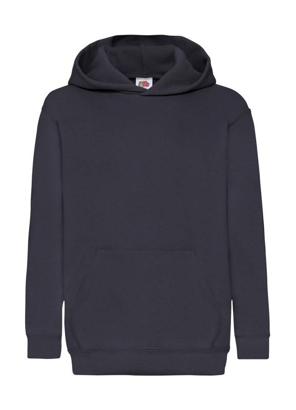 Kids Classic Hooded Sweat, deep navy – Fruit of the Loom (1)