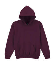 Heavy Blend Youth Hooded Sweat, Maroon