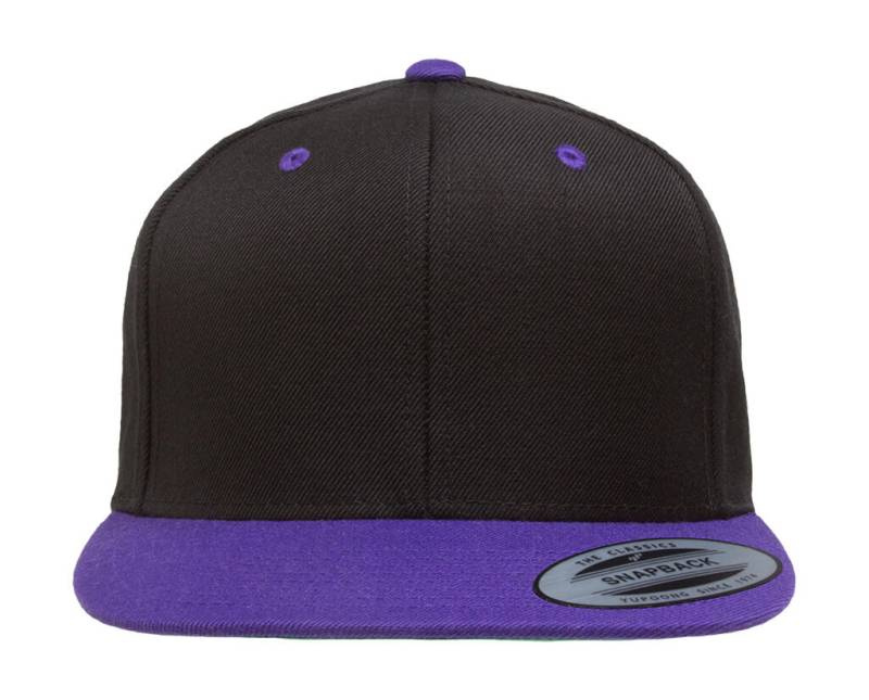 Classic Snapback 2-Tone Cap, black/purple – Classics (1)