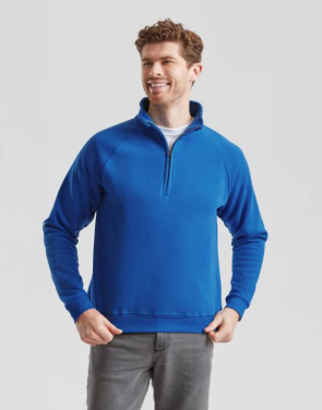 Premium Zip Neck Sweat, white – Fruit of the Loom (3)