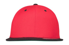 Classic Snapback 2-Tone Cap, red/black
