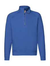Premium Zip Neck Sweat, royal blue
