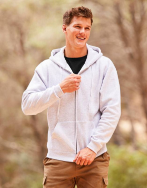 Premium Hooded Zip Sweat, deep navy – Fruit of the Loom (2)