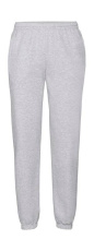 Classic Elasticated Cuff Jog Pants, heather grey