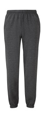 Classic Elasticated Cuff Jog Pants, Dark Heather Grey