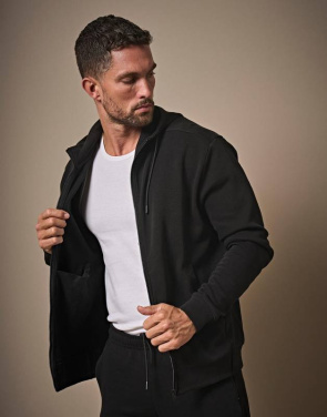 Ribbed Interlock Hooded Full Zip, black – Tee Jays (4)