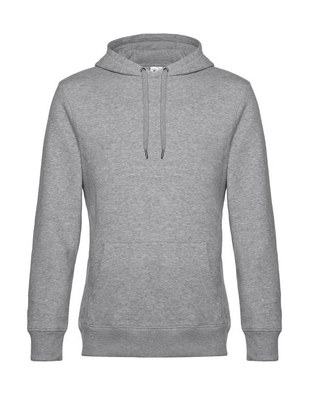 KING Hooded, heather grey – B&C (1)