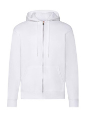 Classic Hooded Sweat Jacket, white