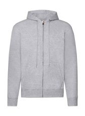 Classic Hooded Sweat Jacket, heather grey