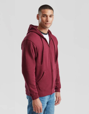 Classic Hooded Sweat Jacket, Light Graphite – Fruit of the Loom (4)
