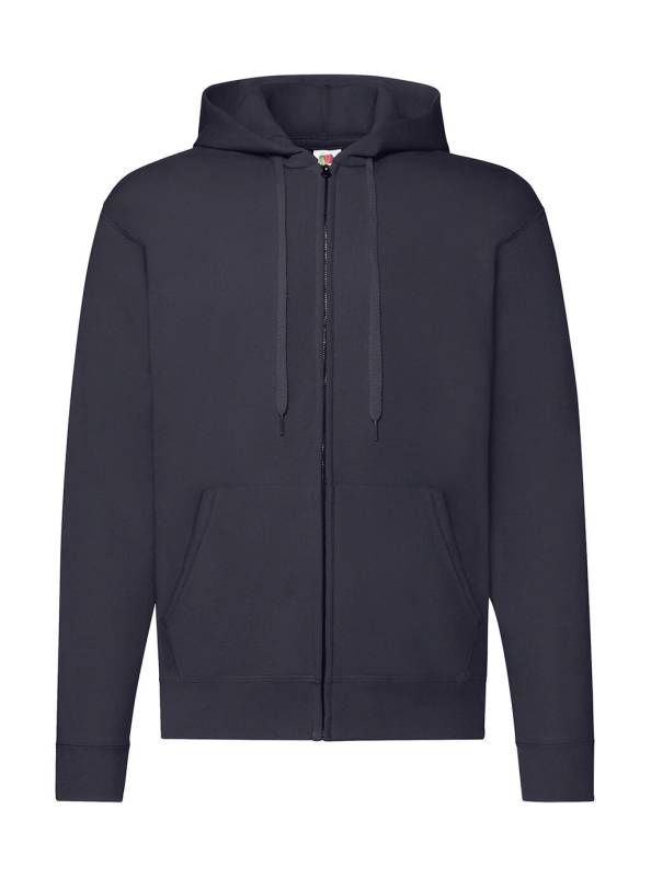 Classic Hooded Sweat Jacket, deep navy – Fruit of the Loom (1)