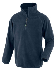 Junior Recycled Microfleece Top, navy