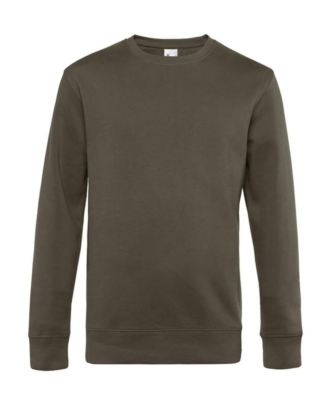 KING Crew Neck, Khaki – B&C (1)