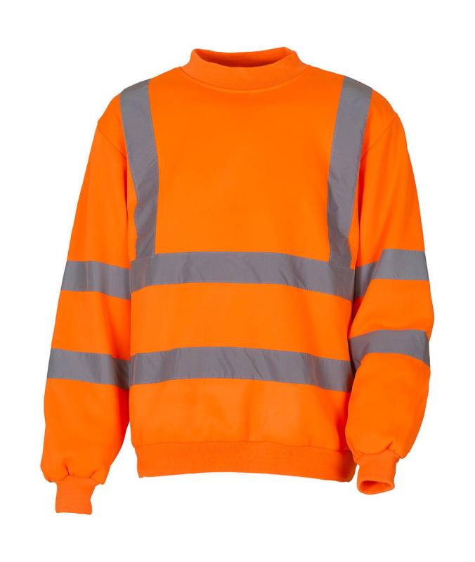 Fluo Sweatshirt, fluorescent orange – Yoko (1)