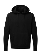 Hooded Sweatshirt Men, Dark Black