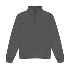 Regular Fit 1/4 Zip Sweatshirt, dark grey