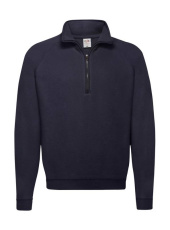 Classic Zip Neck Sweat, deep navy