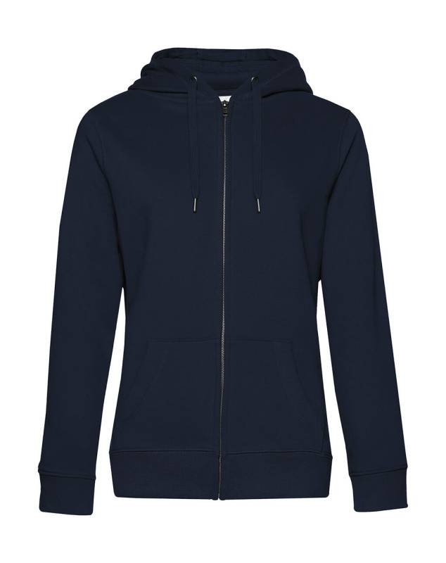 QUEEN Zipped Hood, navy – B&C (1)