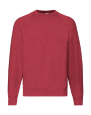 Classic Raglan Sweat, Heather Red