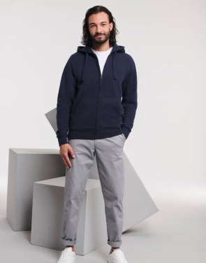Men's Authentic Zipped Hood, white – Russell Athletic (4)