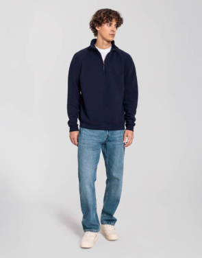 Iconic Premium Zip Neck Sweat, deep navy – Fruit of the Loom (2)