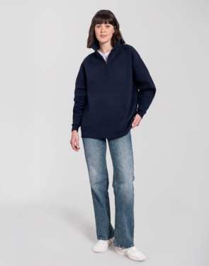 Iconic Premium Zip Neck Sweat, deep navy – Fruit of the Loom (4)