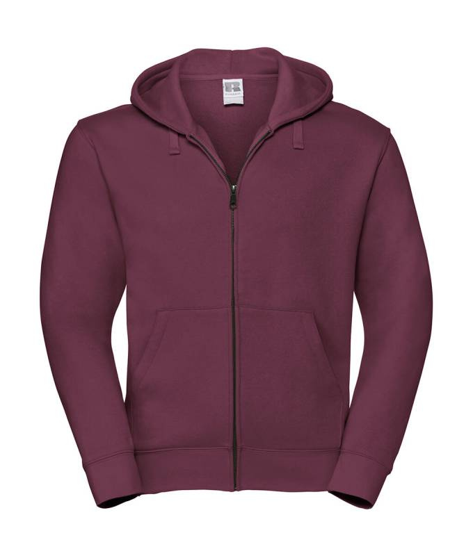 Men's Authentic Zipped Hood, burgundy – Russell Athletic (1)