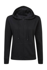 Hooded Full Zip Women, black