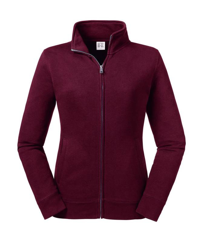 Ladies' Authentic Sweat Jacket, burgundy – Russell Athletic (1)