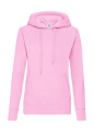 Ladies Classic Hooded Sweat, Light Pink