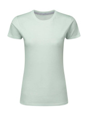 Signature Tagless Tee Women, Mercury Grey